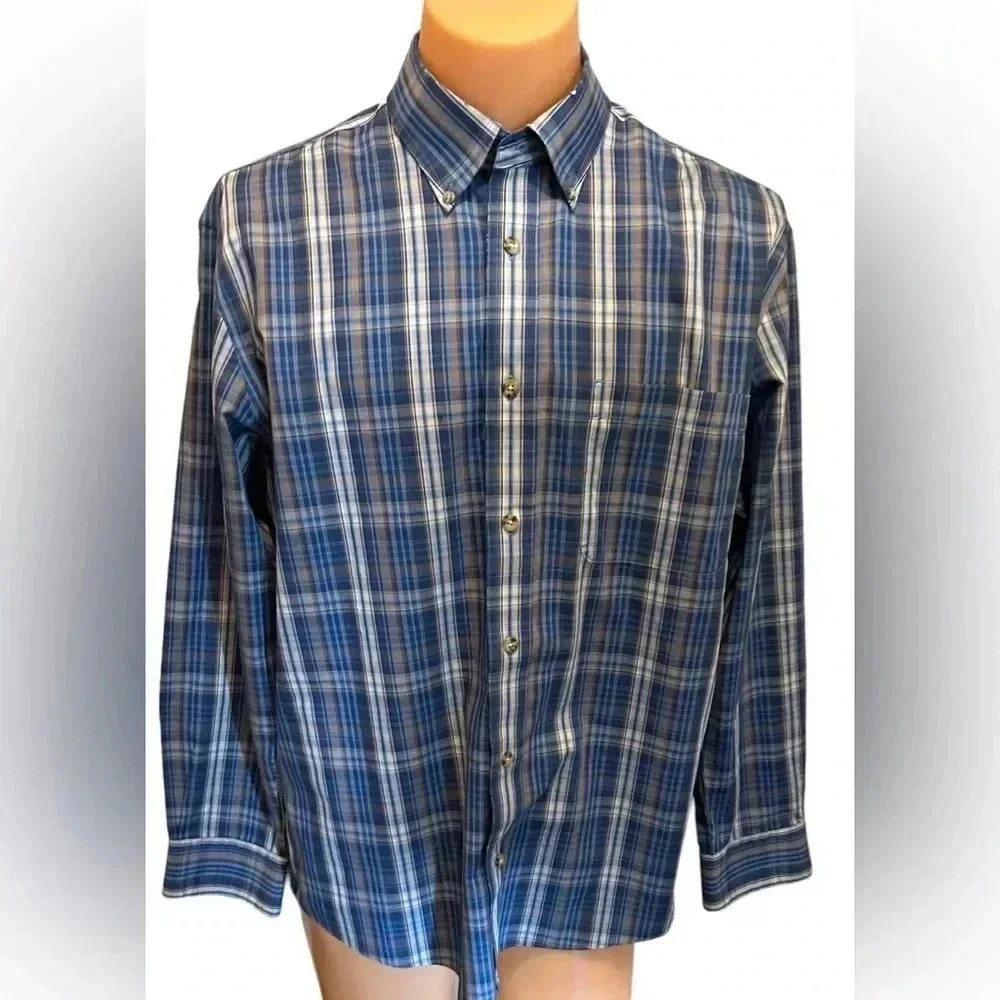 Cabela's Outfitter Series Men's Button Down Long Sleeve Shirt - Size Large EUC.